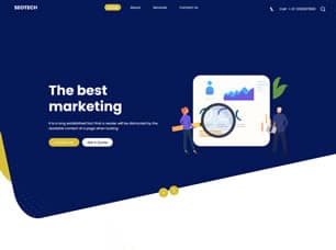 Marketing Website website preview
